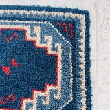 Tapis vintage Bleu