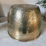 Vintage brass pot cover