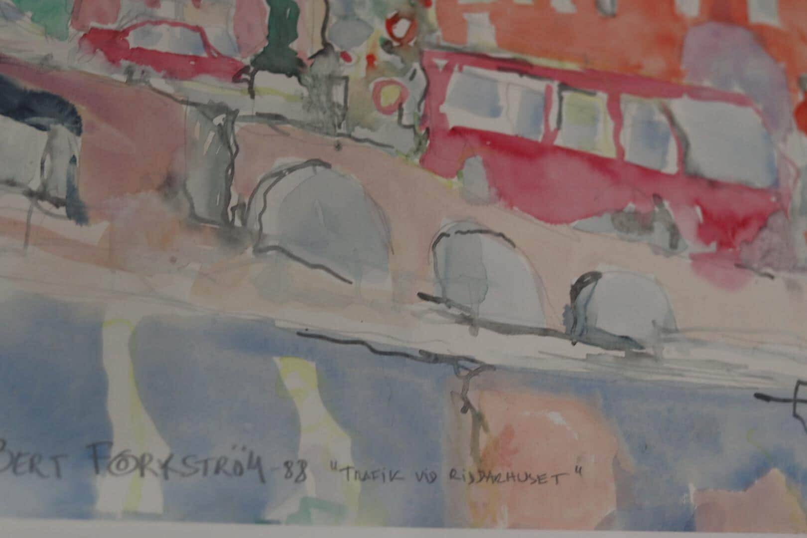 « Le trafic à la Maison du Chevalier » par Bert Forkström