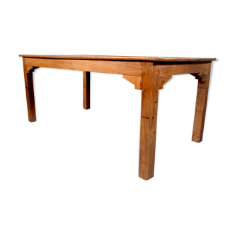 Antique Burmese teak workshop farmhouse table