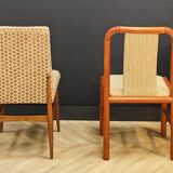 Four mid century chairs vintage