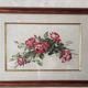 Paire de gouaches Bouquets de fleurs