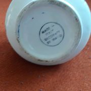 Vintage Italian vase with floral decoration