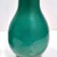 Vase en verre algue à coque verte avec feuille d'or par Tomaso Buzzi pour Venini