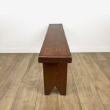 Handcrafted oak bench