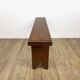 Handcrafted bench in solid oak