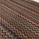 6x14 Pink & Brown Geometric Vintage Kilim Rug, 190x417Cm