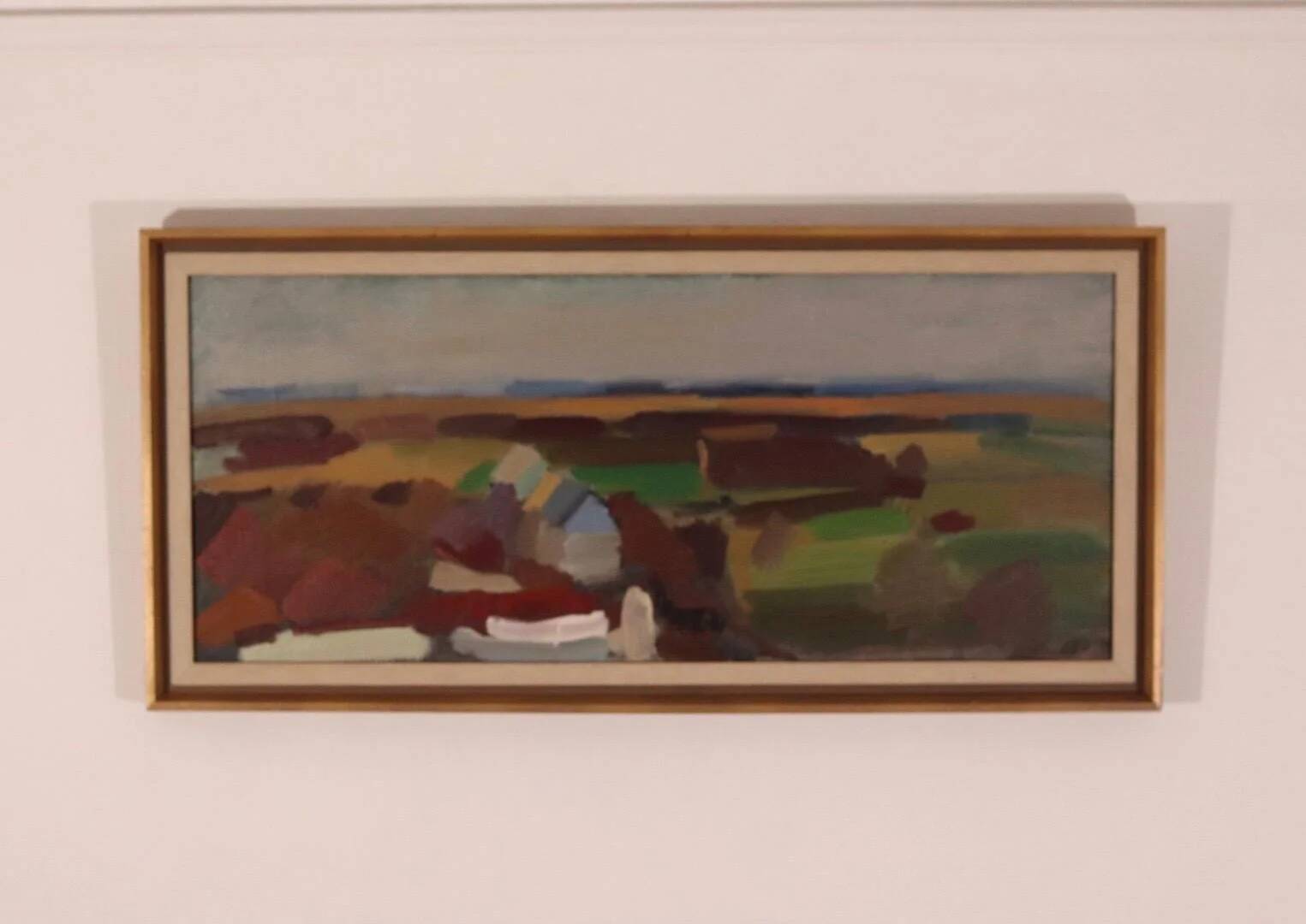 Paysage abstrait/cubiste par Gösta Stawåsen