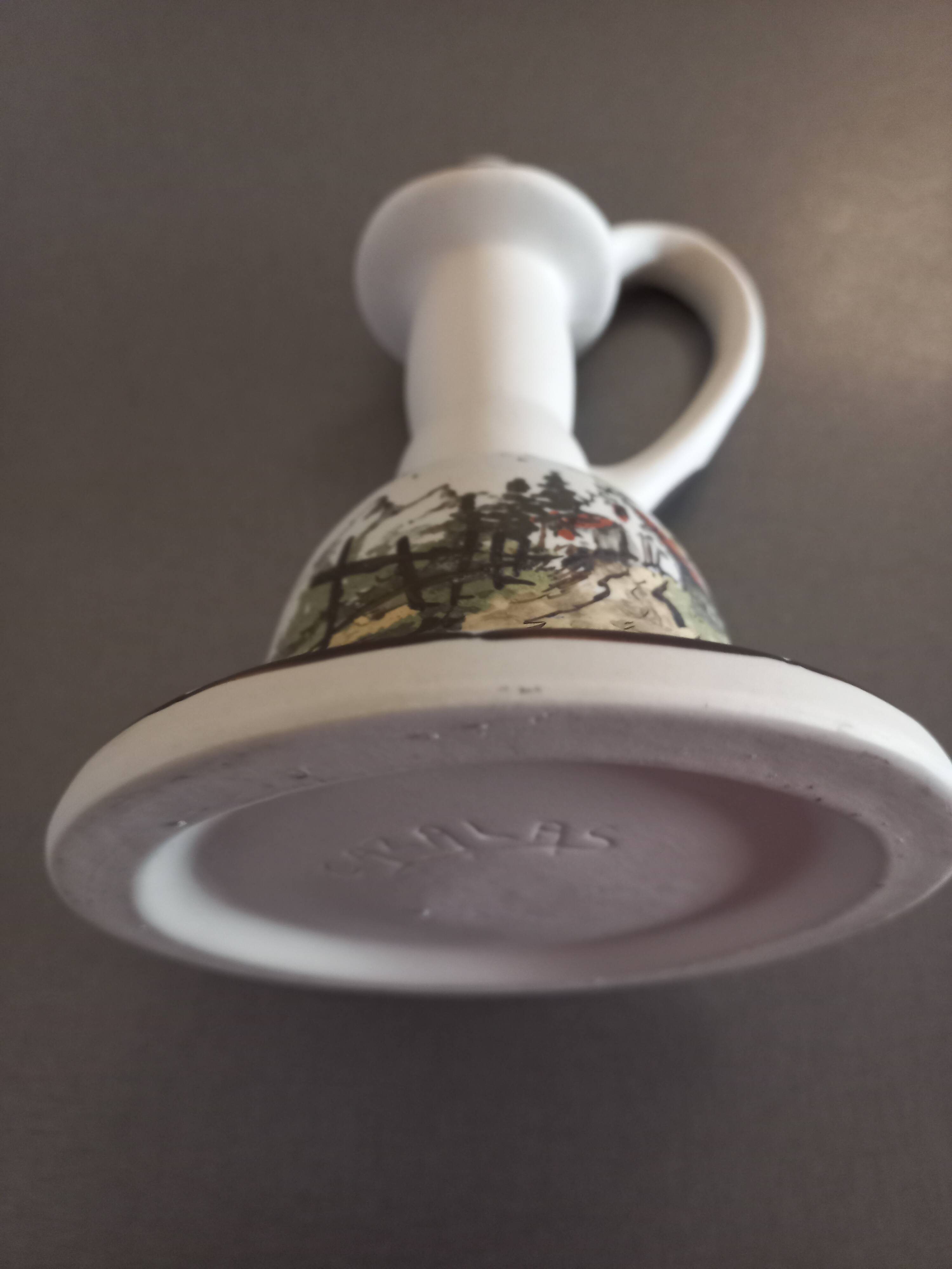 Candle holder signed Cazalas