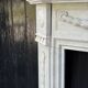 Louis XVI style fireplace in Carrara marble, circa 1880