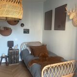 Authentic rattan bed