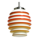 Beautiful rare original glass ceiling lamp from the 1930s