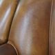 Set of 2 Sheepskin Leather Design Armchairs