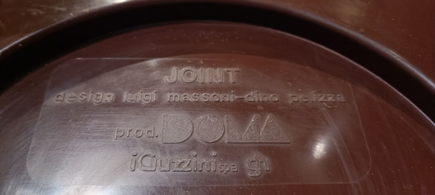 4 chaises par Massoni & Pelizza pour Guzzini, Italie, années 1970