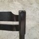 Six 50's chairs - varnished wood