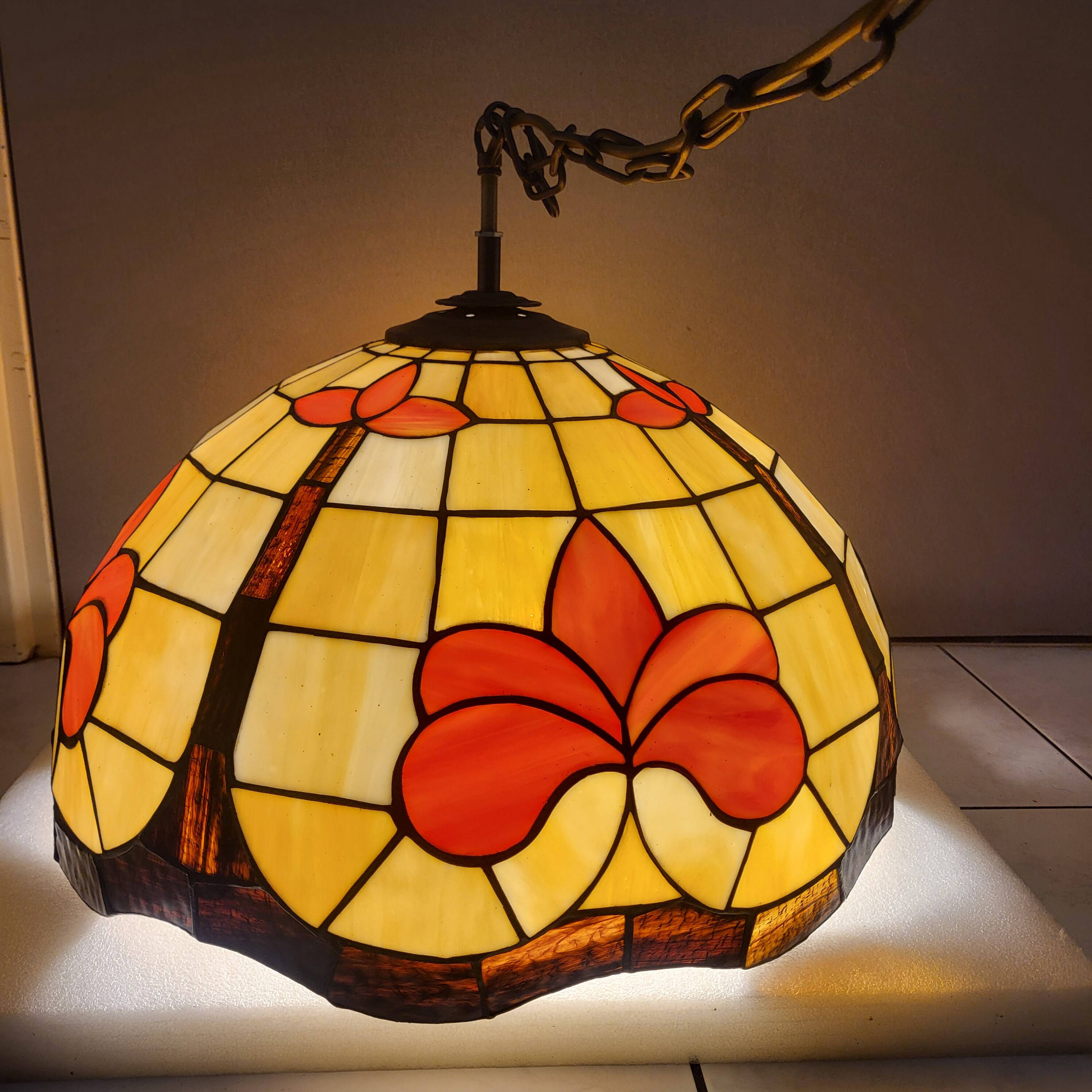Large pendant light, art deco, vintage