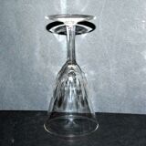 Meisenthal, series of 6 carved glasses