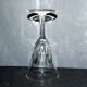 Meisenthal, série de 6 verres à vin en verre soufflé taillé