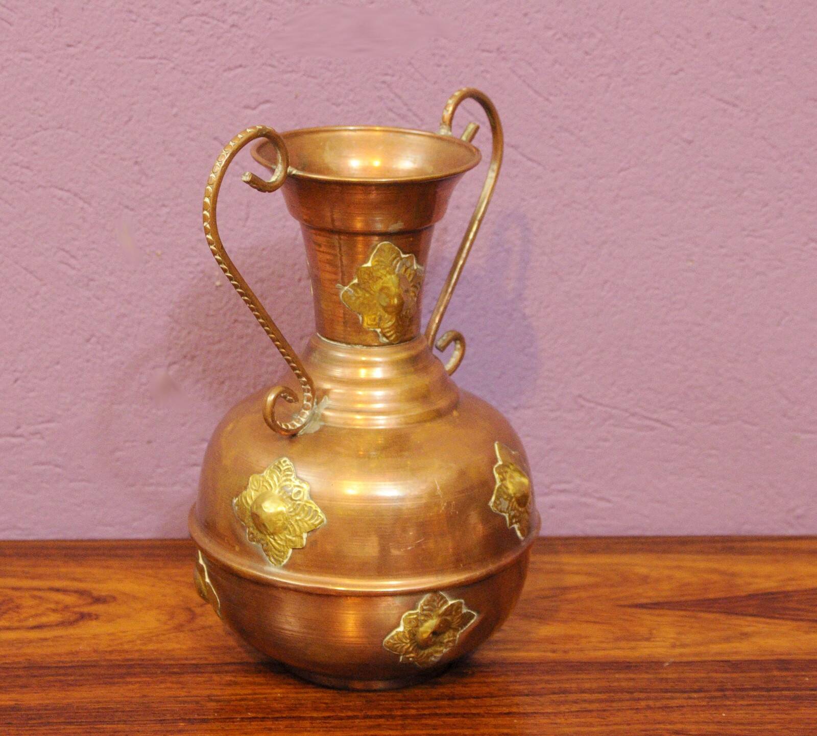 Vase danois en cuivre