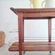 Desserte Art déco bois et laiton - petit modèle