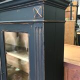 Former shop showcase on store stand
