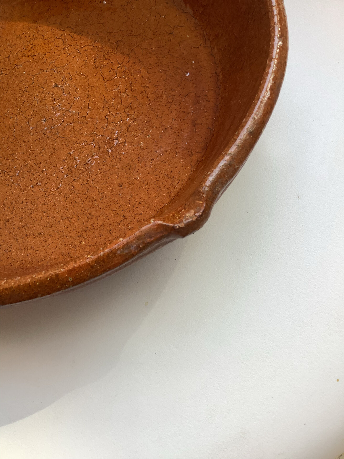 Old Italian Teglia (or Cassole) in terracotta – Rustic dish