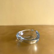 Blue glass ashtray by Strömbergshyttan, Sweden