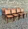 8 Scandinavian chairs from the 1960s by Johannes Andersen in solid rosewood.