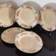 Set of semi-hollow plates Amandinoise St Amand vintage