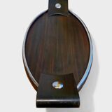 Art Deco Tray – Rosewood & Chrome Steel, circa 1940