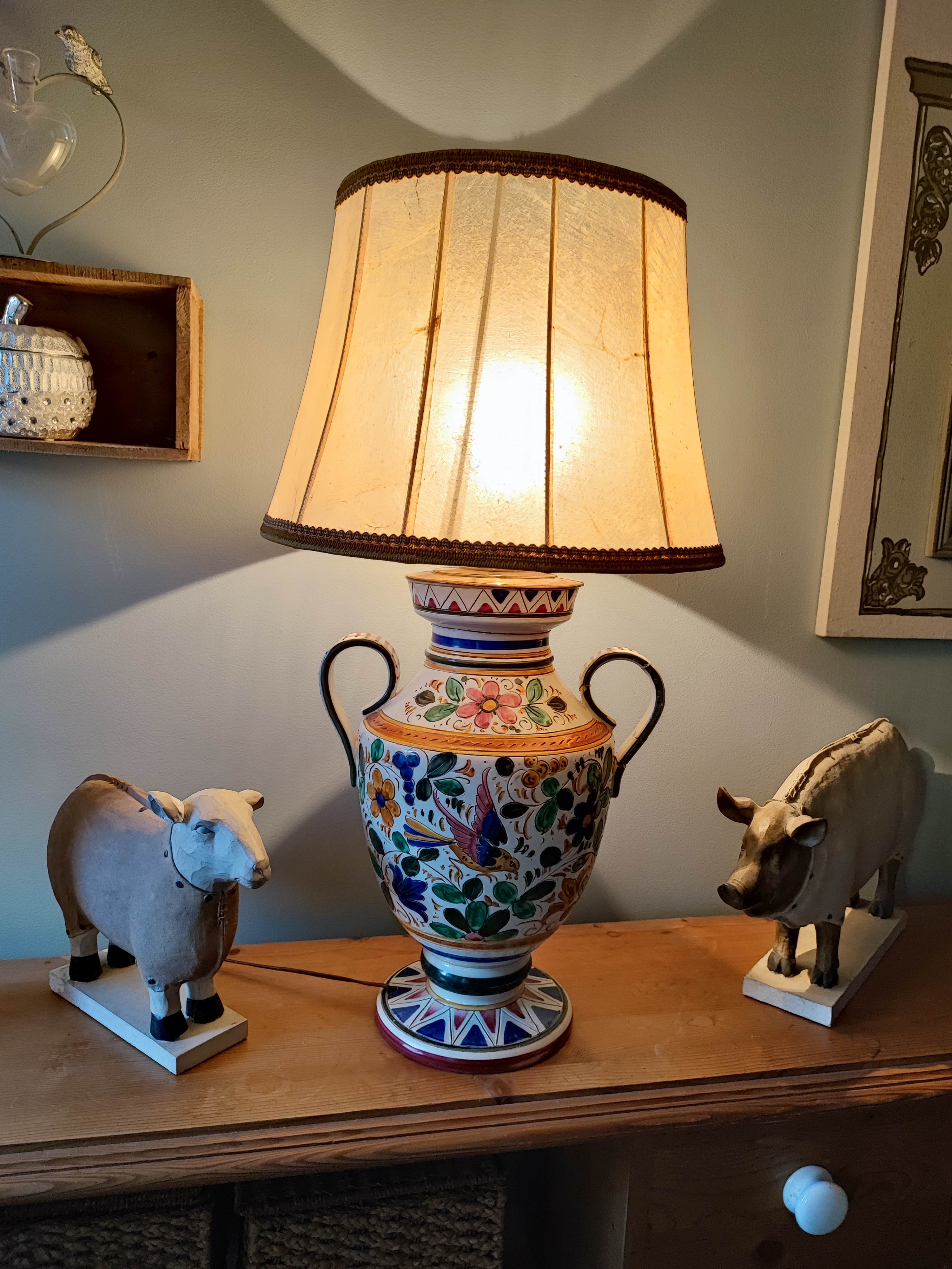 Ceramic lamp Alberto DERUTA