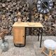 Vintage wood and metal desk