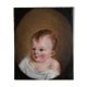 Portrait oil on canvas 19th th