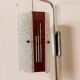 Mid-Century wall-mounted sconce in glass, 1960s