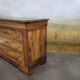 Louis Philippe period chest of drawers in solid walnut.