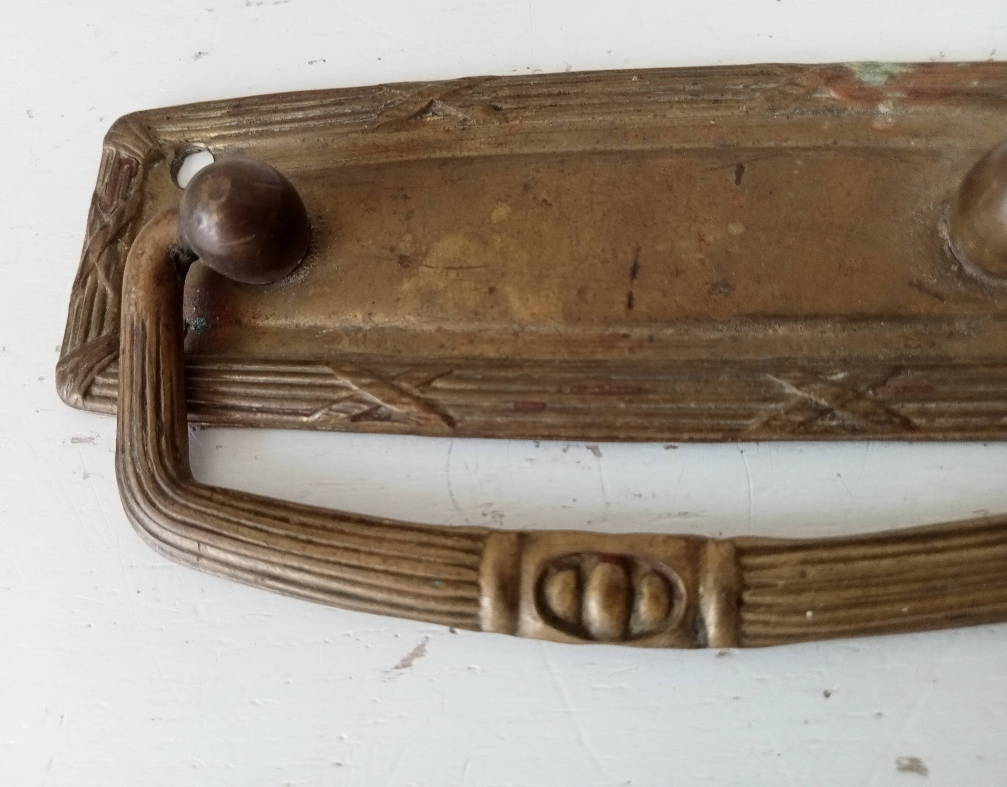 Old art deco furniture handle