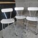 Lot de 9 chaises vintage en formica