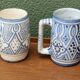 Paire d'anciennes chopes Fasi