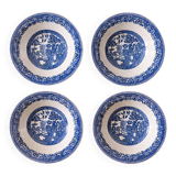 Set of 4 vintage Willow bowls – Woods & Sons England (1920–1950)