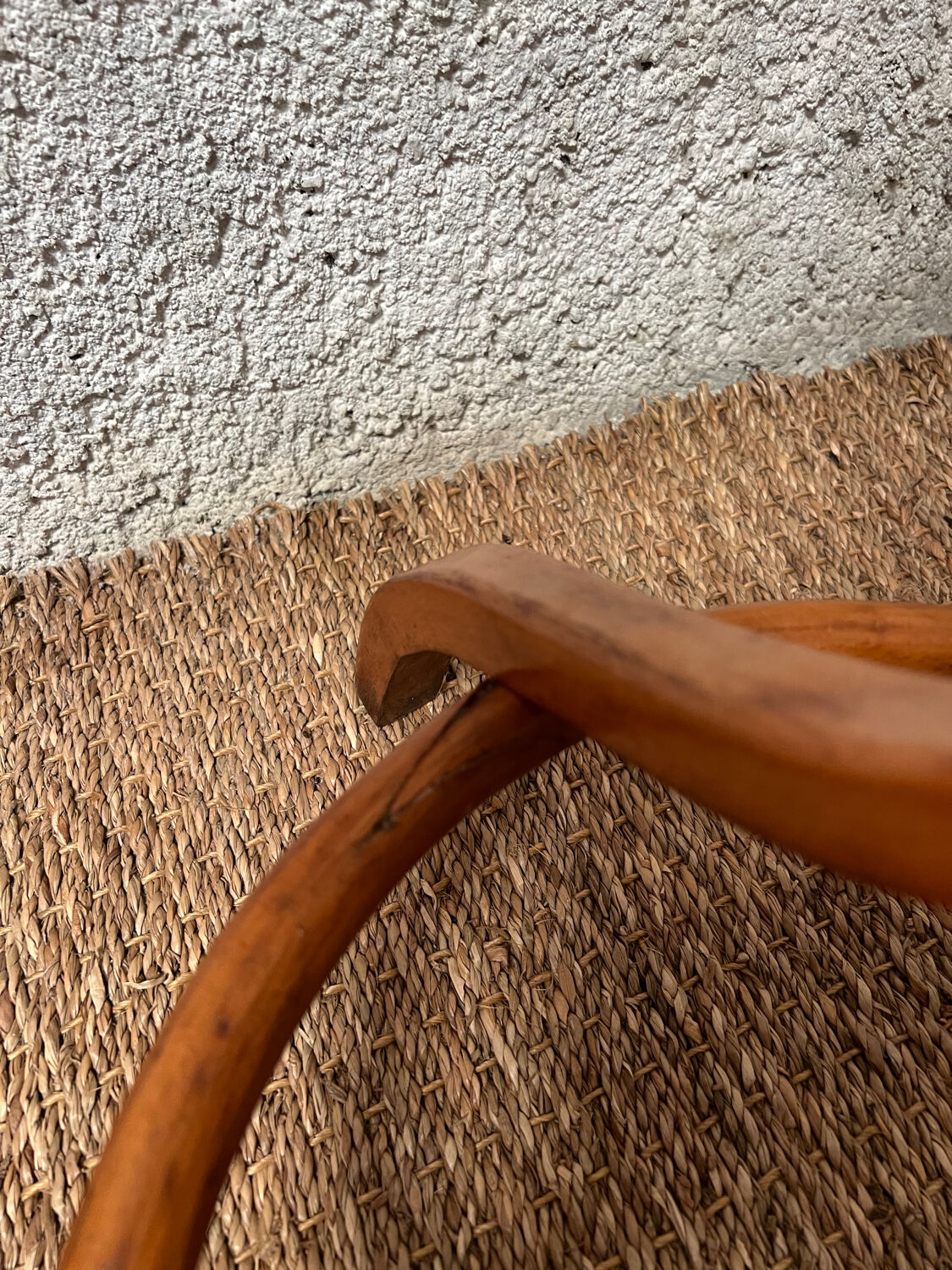 Vintage wooden parrot coat rack