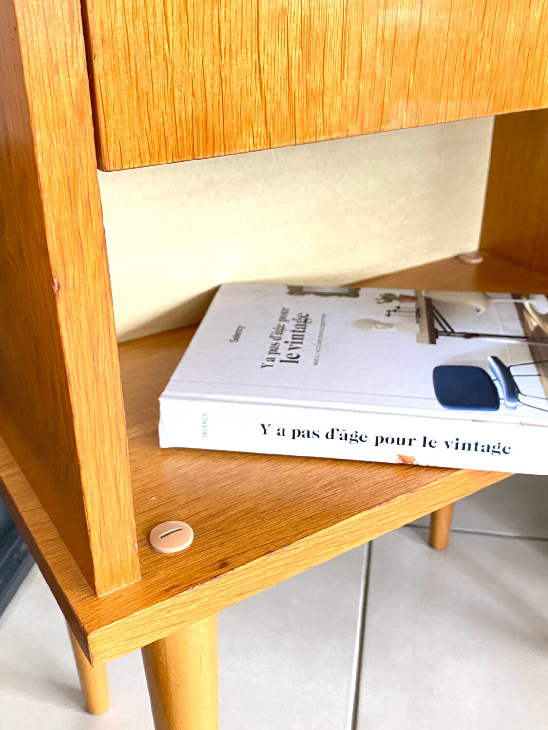 Table de chevet vintage