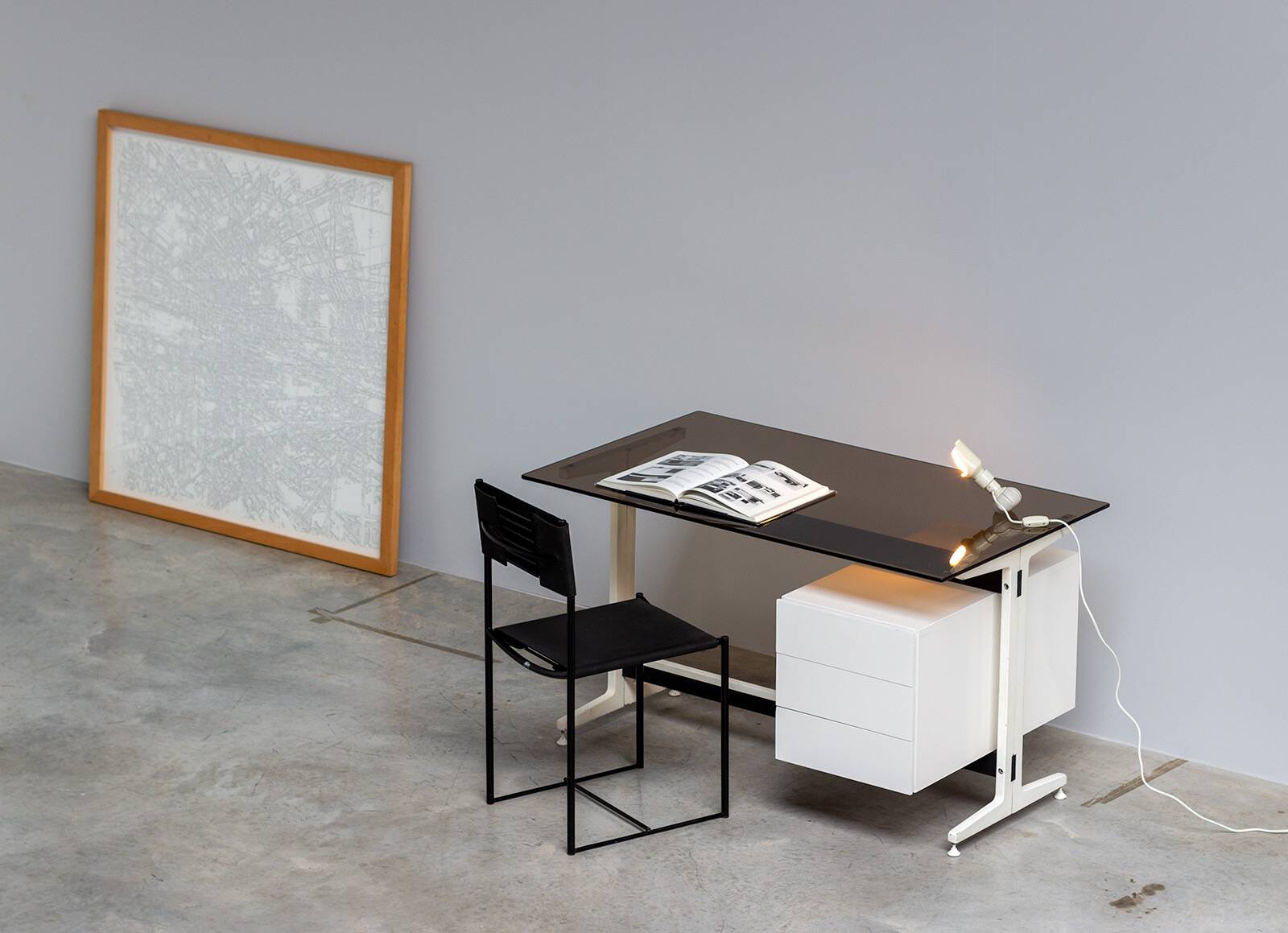 Etienne Fermigier Writing Desk French modernism France 1960s vintage design