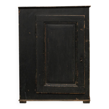 Ancien meuble primitif en bois noir, belle patine d’origine fin 19ème