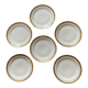 6 dessert plates Limoges France