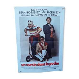40x60 poster "A sea urchin in the pocket" Darry Cowl 1977 - 40x60cm