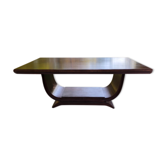 Rosewood art deco dining table
