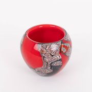 Magnifique coupe en verre de Murano, Italie, années 1980