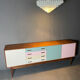 Scandinavian teak enfilade "Ice Cream"