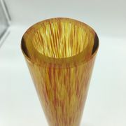 Vase à long col signé Mulaty de style Art Déco