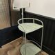 Hairdresser, metal bedside table, 1950s